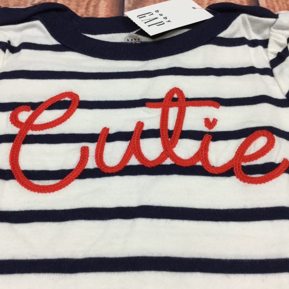 Gap Girls 0 3 6 18 24 Months Cutie Romper - Picture 3 of 5